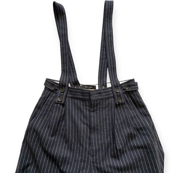 Isabel‎ Marant Joe  Striped Suspender Shorts, Size 34EU, 2022 collection - Picture 8 of 16